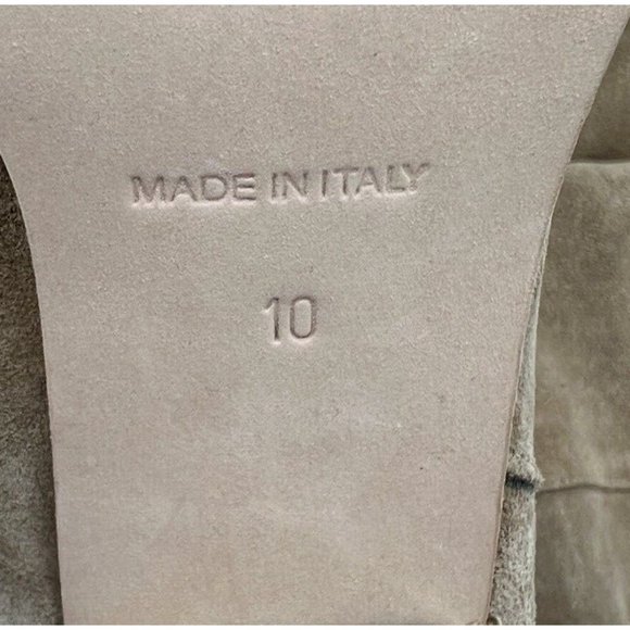 Garnet Hill Tall Boots Womens 10 Mila Brown Suede Leather Block Heel 18" Shaft - Picture 5 of 7